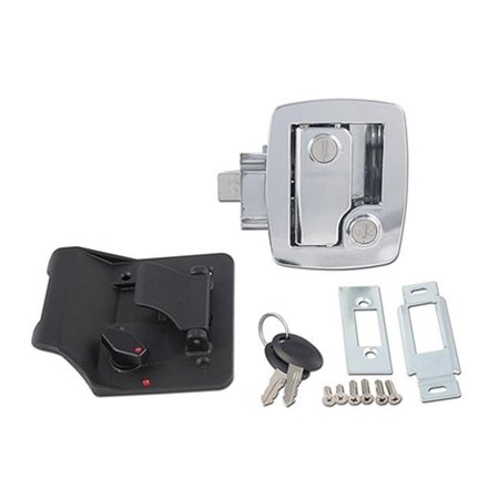 AP PRODUCTS AP Products 1007.1074 Bauer RV Entry Door Lock; Chrome 1007.1074
